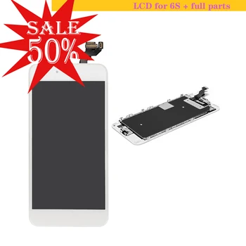 For 6S display with front camera and home button,for 6S lcd & touch screen digitizer,4.7inch,color is white and black.
For 6S display with front camera and home button,for 6S lcd & touch screen digitizer,4.7inch,color is white and black.