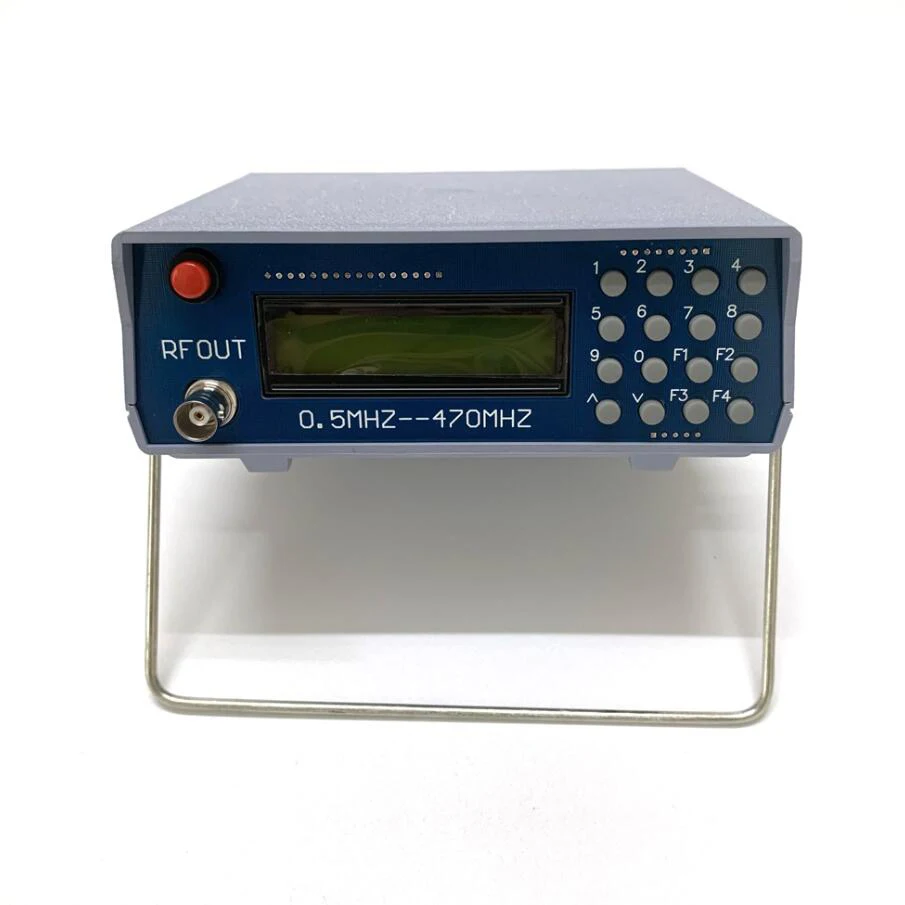 New version High frequency signal source RF signal generator 0.5-470MHz 0.5MHz-470MHz FM interphone RF signal generator tester
New version High frequency signal source RF signal generator 0.5-470MHz 0.5MHz-470MHz FM interphone RF signal generator tester