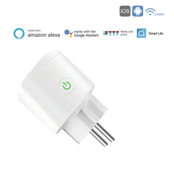 Remote Control Home Smart WiFi Power Socket Wireless Timer Switch Outlet 16A EU Plug
Remote Control Home Smart WiFi Power Socket Wireless Timer Switch Outlet 16A EU Plug