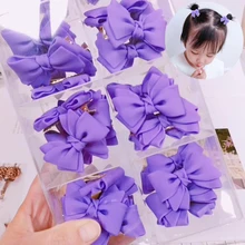 2022 New 2Pcs Cute Bow Hair Clips Lovely Sweet Princess Little Girls Lilacs Purple Bowknot Hairpin Headgear Kid Hair Accessories
2022 New 2Pcs Cute Bow Hair Clips Lovely Sweet Princess Little Girls Lilacs Purple Bowknot Hairpin Headgear Kid Hair Accessories