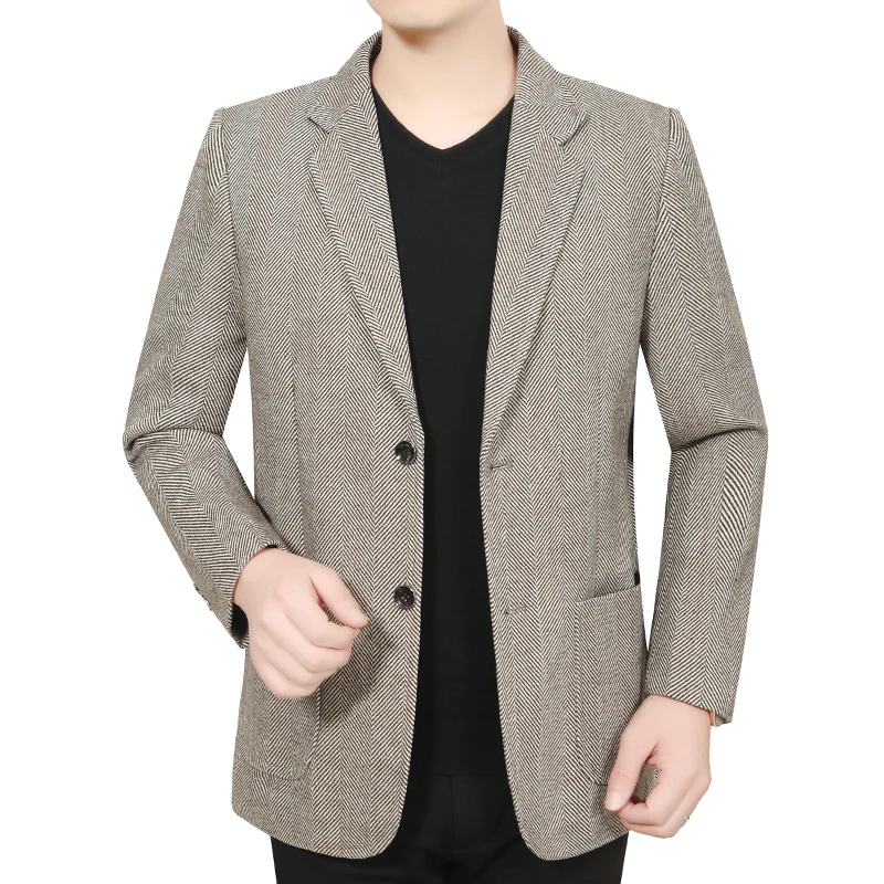 Men Business Casual Blazers Khkai Gray Essential Jacket Suit Male Slim Fit Elegant Pinstripe Lattice Pattern Blazer Outfits Man
Men Business Casual Blazers Khkai Gray Essential Jacket Suit Male Slim Fit Elegant Pinstripe Lattice Pattern Blazer Outfits Man