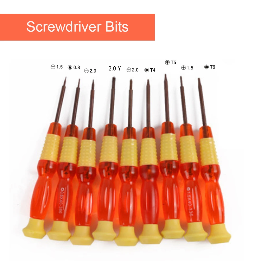 Repair Tool Kit Precision S2 Steel Magnetic Screwdriver Bits T4 -T6/0.8start/1.5/2.0 Screwdriver Opening for iPhone Camera Watch
Repair Tool Kit Precision S2 Steel Magnetic Screwdriver Bits T4 -T6/0.8start/1.5/2.0 Screwdriver Opening for iPhone Camera Watch