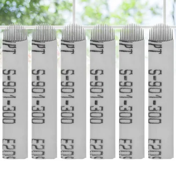 50pcs Tattoo Blades 14 Pins Safe Disposable U-shaped Stainless Steel Eyebrows Blades for Tattoo Eyeliner Makeup
50pcs Tattoo Blades 14 Pins Safe Disposable U-shaped Stainless Steel Eyebrows Blades for Tattoo Eyeliner Makeup