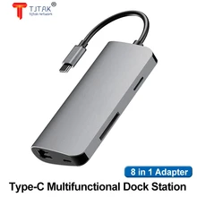 USB HUB C 10 in 1 Thunderbolt 3 Type C Adapter Dock 3 USB 3.0 Port 4K HDMI 1080P VGA RJ45 Gigabit Ethernet For Macbook Pro
USB HUB C 10 in 1 Thunderbolt 3 Type C Adapter Dock 3 USB 3.0 Port 4K HDMI 1080P VGA RJ45 Gigabit Ethernet For Macbook Pro