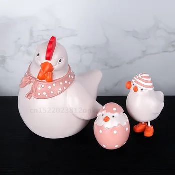 Crafts Ceramic Bird Art Decoration Bedroom Table Chicken Model Photography Mold 
Crafts Ceramic Bird Art Decoration Bedroom Table Chicken Model Photography Mold