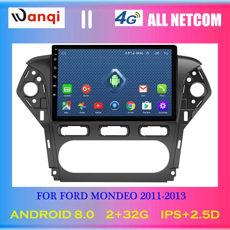 4G Lte All Netcom 10 inch Android 8.0 car stereo multimedia player for Ford Mondeo 2007-2013 navigation | Автомобили и мотоциклы