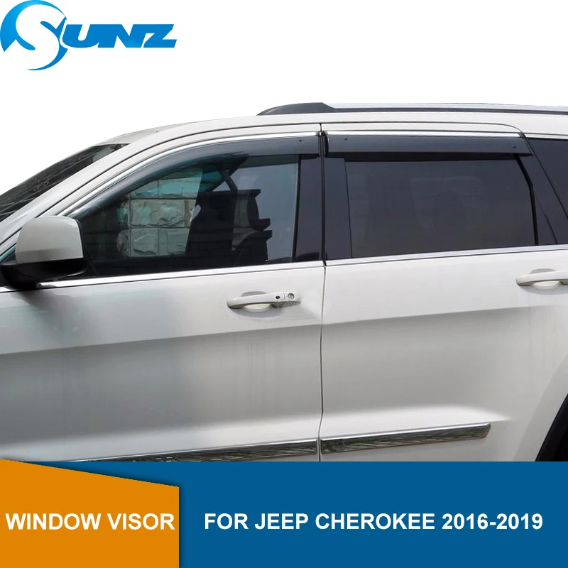 Side Window Deflector For Jeep Cherokee 2016 2017 2018 2019 Chrome Strip Window Visor Rain Deflector Guard Weather Shield SUNZ
Side Window Deflector For Jeep Cherokee 2016 2017 2018 2019 Chrome Strip Window Visor Rain Deflector Guard Weather Shield SUNZ