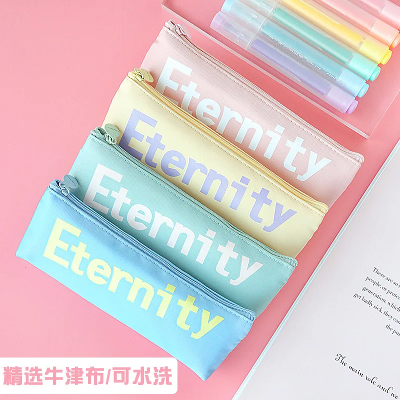 double-deck large capacity pencil case kawaii canvas Double-layer increased capacity frosted transparent zipper colorful bags
double-deck large capacity pencil case kawaii canvas Double-layer increased capacity frosted transparent zipper colorful bags