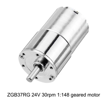 ZGB37RG 24V 30rpm 1:148 Reduction Motor 37mm Geared Motor Electric Motor Reduction Engine With Home Mechanical Work New N19
ZGB37RG 24V 30rpm 1:148 Reduction Motor 37mm Geared Motor Electric Motor Reduction Engine With Home Mechanical Work New N19