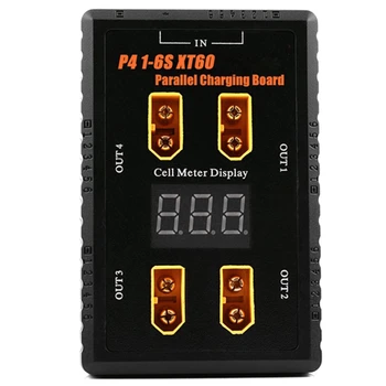 P4 1-6S XT60 Plug Parallel Charging Board 4 Channels Charger for LIPO Battery,XT60
P4 1-6S XT60 Plug Parallel Charging Board 4 Channels Charger for LIPO Battery,XT60