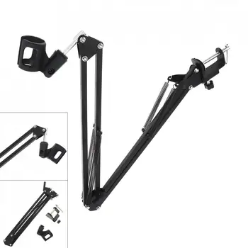 CY-35 Metal Adjustable 31.5"/80cm Studio Recording Microphone Arm Stand with Microphone Clip + Table Mounting Clamp
CY-35 Metal Adjustable 31.5"/80cm Studio Recording Microphone Arm Stand with Microphone Clip + Table Mounting Clamp