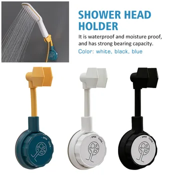 Wall Mounted ABS Shower Head Holder Sprinkler Support No Drilling Bathroom Hotel Adjustable Angle 360 Degrees Rotation Home 
Wall Mounted ABS Shower Head Holder Sprinkler Support No Drilling Bathroom Hotel Adjustable Angle 360 Degrees Rotation Home