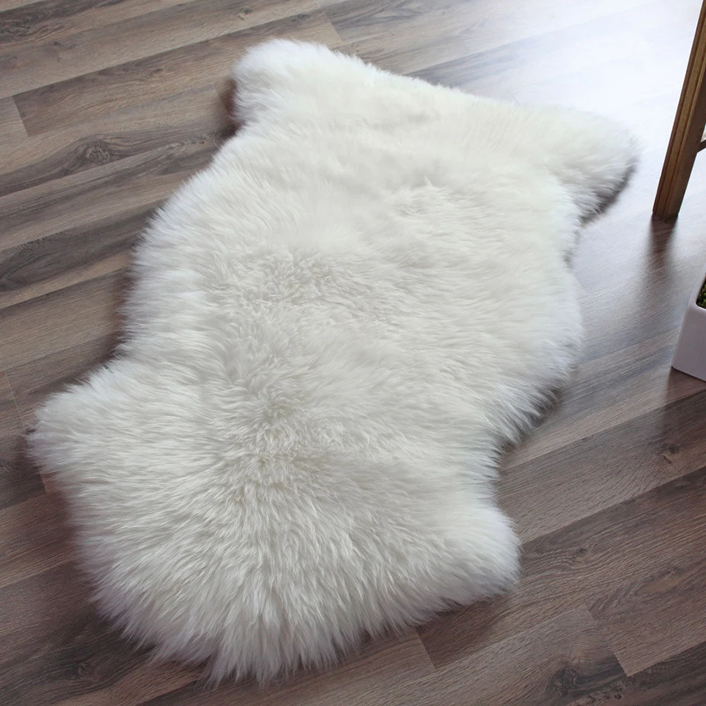 FUNIQUE Fur Artificial Sheepskin Hairy Carpet Living Room Bedroom Rugs Skin Fur Plain Fluffy Area Rugs Washable Bedroom FauxMats 
FUNIQUE Fur Artificial Sheepskin Hairy Carpet Living Room Bedroom Rugs Skin Fur Plain Fluffy Area Rugs Washable Bedroom FauxMats