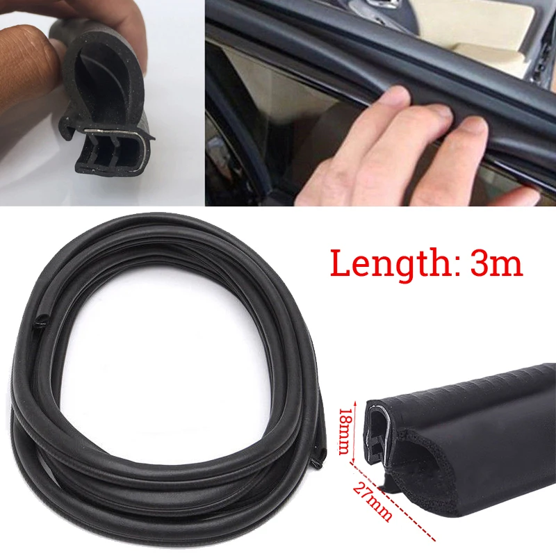 300CM Rubber Car Door Sealing Gasket Tape Strip Edge Trim Protection Accessories
300CM Rubber Car Door Sealing Gasket Tape Strip Edge Trim Protection Accessories