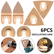 6 Pcs Carbide Triangle Rasp Oscillating Saw Blades for Quick Change Multi-tools Tile Prorous Concrete Cement Ceramics Cutter
6 Pcs Carbide Triangle Rasp Oscillating Saw Blades for Quick Change Multi-tools Tile Prorous Concrete Cement Ceramics Cutter