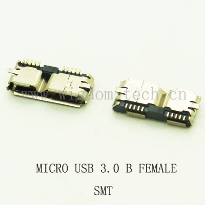 100PCS-500PCS Micro USB 3.0 10P Female Socket Charging Connector SMT Type For Phone Mobile Hard Disk Aaccessories
100PCS-500PCS Micro USB 3.0 10P Female Socket Charging Connector SMT Type For Phone Mobile Hard Disk Aaccessories