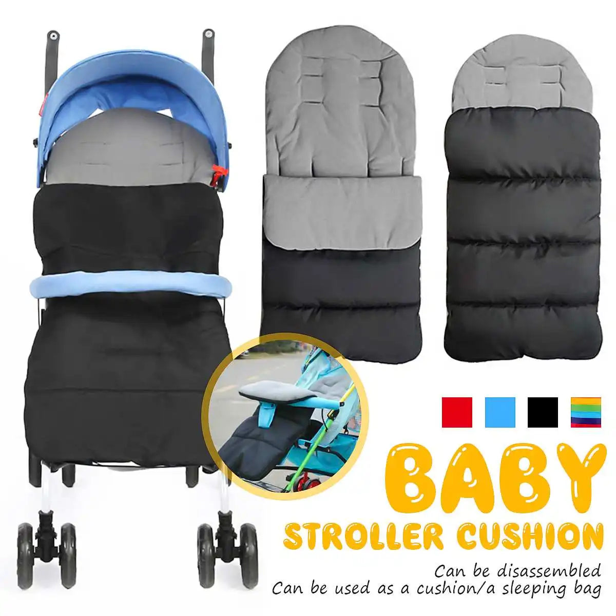 Universal Winter Baby Toddler Footmuff Cosy Toes Apron Liner Pram Stroller Sleeping Bags Windproof Warm Thick Cotton Pad Universal Winter Baby Toddler Footmuff Cosy Toes Apron Liner Pram Stroller Sleeping Bags Windproof Warm Thick Cotton Pad