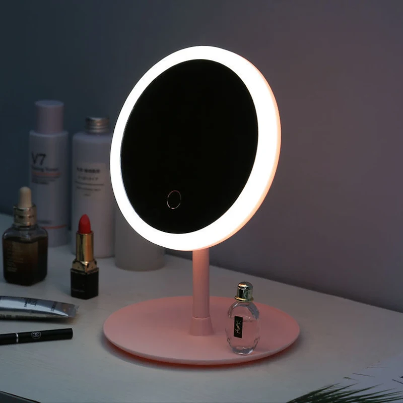 Rechargeable LED Adjustable Daylight Cosmetic Makeup Mirror USB Charge 3 Light Mirrors Vanity Mirroir Standing Touch Sensing Hot
Rechargeable LED Adjustable Daylight Cosmetic Makeup Mirror USB Charge 3 Light Mirrors Vanity Mirroir Standing Touch Sensing Hot