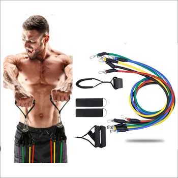 11Pcs Resistance Bands Set Yoga Exercise Fitness Band Yoga Tubes Pull Rope Rubber Expander Elastic Bands Fitness with Bag
11Pcs Resistance Bands Set Yoga Exercise Fitness Band Yoga Tubes Pull Rope Rubber Expander Elastic Bands Fitness with Bag