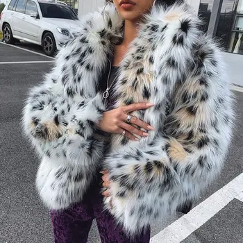 Winter Jacket 2020 New Female Lynx Pattern Imitation Fox Fur Grass Jacket Jacket Female Leopard Fur Coat
Winter Jacket 2020 New Female Lynx Pattern Imitation Fox Fur Grass Jacket Jacket Female Leopard Fur Coat