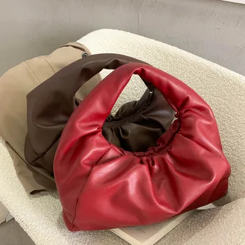 Vintage Women Handbag Designer Evening Bag PU Shoulder Pouch Women Subaxillary Bag Hand Tote Lady Fashion Dumpling Bags
Vintage Women Handbag Designer Evening Bag PU Shoulder Pouch Women Subaxillary Bag Hand Tote Lady Fashion Dumpling Bags