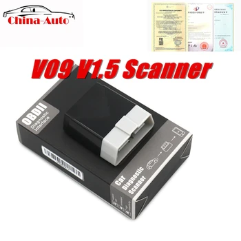 50pcs V09 ELM327 V1.5 OBD2 Car Diagnostic Tool A+Quality V09 With Bluetooth ELM 327 Best Code Reader Support OBDII Protocols Car
50pcs V09 ELM327 V1.5 OBD2 Car Diagnostic Tool A+Quality V09 With Bluetooth ELM 327 Best Code Reader Support OBDII Protocols Car