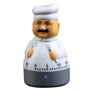 Small Chef 60 Minutes Timer Time Reminders Plastic Home Supplies Mechanical Cook Fun Alarm
Small Chef 60 Minutes Timer Time Reminders Plastic Home Supplies Mechanical Cook Fun Alarm