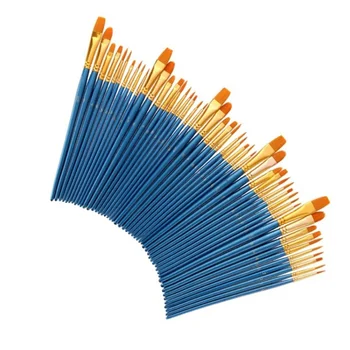 50 Pcs Paint Brushes Nylon Hair Brushes for Acrylic Oil Watercolor Painting Artist Professional Painting Kits(Blue)
50 Pcs Paint Brushes Nylon Hair Brushes for Acrylic Oil Watercolor Painting Artist Professional Painting Kits(Blue)
