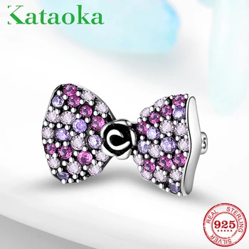 Colorful pink CZ Bow 925 Sterling Silver Clip Beads Jewelry Making fit Reflection Bracelets for Women
Colorful pink CZ Bow 925 Sterling Silver Clip Beads Jewelry Making fit Reflection Bracelets for Women
