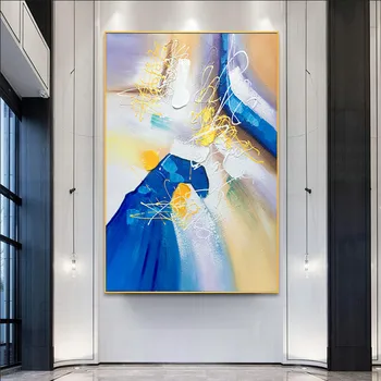 Abstract wall art canvas paintings blue decoration picture for living room home hallway wall decor acrylic quadro
Abstract wall art canvas paintings blue decoration picture for living room home hallway wall decor acrylic quadro