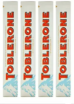 Toblerone White, Edición Limitada Gigante, 4 piezas con cada 360 gramos, Suiza
Toblerone White, Edición Limitada Gigante, 4 piezas con cada 360 gramos, Suiza
