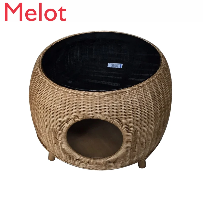 Indonesia Rattan Weaving Tea Table Tea Table Circular Cat Nest Simplicity Modern Small Round Table European Style Short Table
Indonesia Rattan Weaving Tea Table Tea Table Circular Cat Nest Simplicity Modern Small Round Table European Style Short Table
