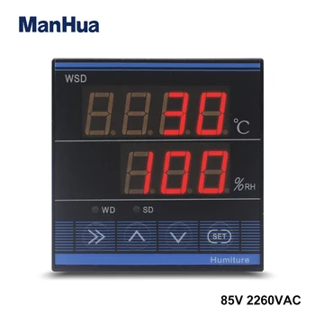 Manhua TDK0302LA Temperature and humidity controller With Sensor for Heat Cool Humidification or Dehumidify
Manhua TDK0302LA Temperature and humidity controller With Sensor for Heat Cool Humidification or Dehumidify