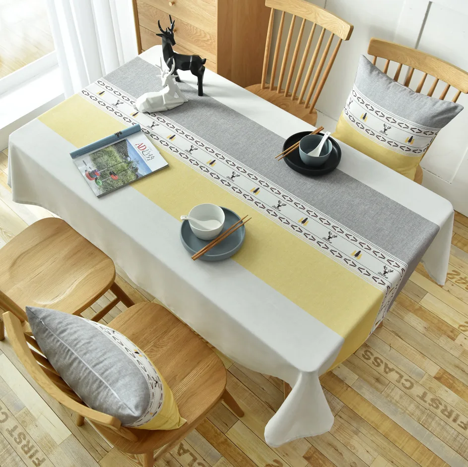 Cotton Linen Table Cloth Waterproof Rectangular Tablecloths Oilproof Thick Coffee Tea Kitchen Dector Table Cloths for Events
Cotton Linen Table Cloth Waterproof Rectangular Tablecloths Oilproof Thick Coffee Tea Kitchen Dector Table Cloths for Events
