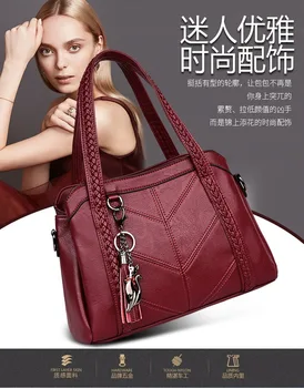 2020 New Style Middle-aged Mommy Bag Simple Handbag Fashion Soft Leather Large-Volume Crossbody Bag
2020 New Style Middle-aged Mommy Bag Simple Handbag Fashion Soft Leather Large-Volume Crossbody Bag
