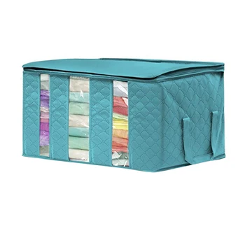 Wardrobe Clothes Blanket Closet Organizer Large Moisture-proof Sweater Clear Window Storage Box Dustproof Quilt Non-woven Fabric
Wardrobe Clothes Blanket Closet Organizer Large Moisture-proof Sweater Clear Window Storage Box Dustproof Quilt Non-woven Fabric