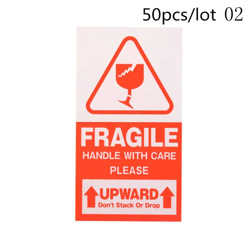 50pcs/lot Fragile Warning Label Sticker Fragile Sticker Up and Handle With Care Keep Dry Shipping Express Label Size:9x5cm
50pcs/lot Fragile Warning Label Sticker Fragile Sticker Up and Handle With Care Keep Dry Shipping Express Label Size:9x5cm