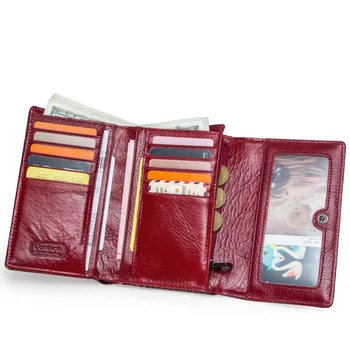 Fashion Short Women Wallets Genuine Leather Women Wallet Trifold Design With Coin Purses Pockets Photo Card Holder A28
Fashion Short Women Wallets Genuine Leather Women Wallet Trifold Design With Coin Purses Pockets Photo Card Holder A28