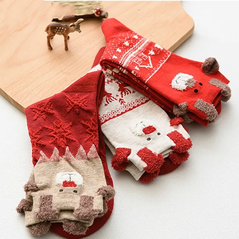 New 2020 Women Sock Winter Warm Christmas Gifts Stereo Socks Soft Cotton Cute Santa Claus Deer Socks Xmas Christmas Socks Cute
New 2020 Women Sock Winter Warm Christmas Gifts Stereo Socks Soft Cotton Cute Santa Claus Deer Socks Xmas Christmas Socks Cute