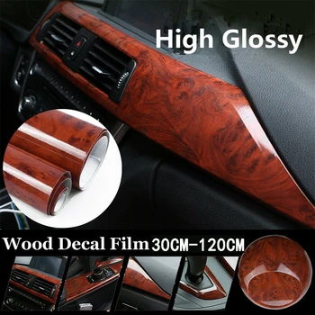 UNIVERSAL 30*120CM High Glossy Sticker Car Internal Adhesive DIY Film Wood Grain Vinyl Decal WaterProof Adhesive Car Accessories
UNIVERSAL 30*120CM High Glossy Sticker Car Internal Adhesive DIY Film Wood Grain Vinyl Decal WaterProof Adhesive Car Accessories