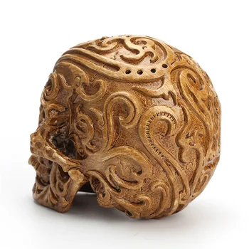 1PC Carved Skull Decorations Auspicious Clouds Skull Decor Resin Skull Head Crafts Household Halloween Adornment for Party Home
1PC Carved Skull Decorations Auspicious Clouds Skull Decor Resin Skull Head Crafts Household Halloween Adornment for Party Home