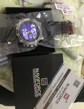 NAVIFORCE-relojes deportivos de lujo para hombre, pulsera de cuarzo con cronógrafo Digital, alarma, resistente al agua, militar, Masculino