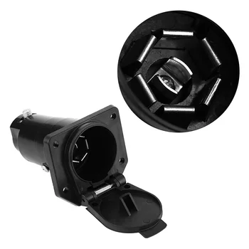 Durable 12V 7 Pin Round Trailer Plug 7 Way Blade Socket Adapter Wiring Connector for Caravan Towbar Towing
Durable 12V 7 Pin Round Trailer Plug 7 Way Blade Socket Adapter Wiring Connector for Caravan Towbar Towing
