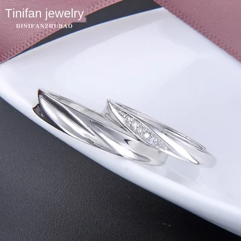 S925 Sterling Silver Ring Couple's Couple Rings Elegant Fashion Men and Women Couple Rings Adjustable Retractable Hand Jewelry
S925 Sterling Silver Ring Couple's Couple Rings Elegant Fashion Men and Women Couple Rings Adjustable Retractable Hand Jewelry