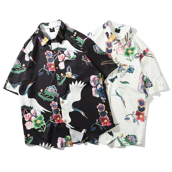 Men Shirt Tropical Hawaii Resort-Style Hot Plant Flower Shirt Men Print Shirt 
Men Shirt Tropical Hawaii Resort-Style Hot Plant Flower Shirt Men Print Shirt