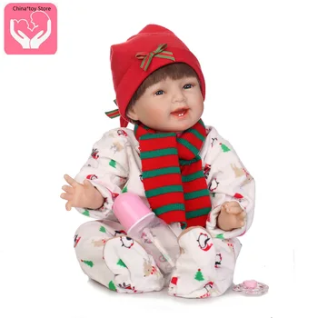 21 Inch Simulation Baby Doll Soft Silicone Doll Cute Christmas Toy Gift Idea Explosion Recommended Free surprise doll Baby Doll
21 Inch Simulation Baby Doll Soft Silicone Doll Cute Christmas Toy Gift Idea Explosion Recommended Free surprise doll Baby Doll