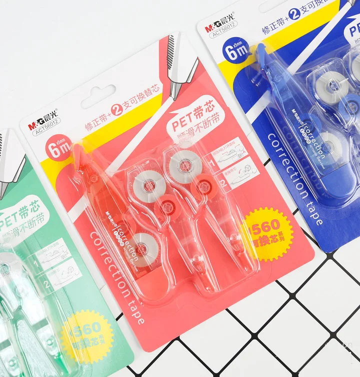 M&G Replaceable Core Correction Tape + 2 Replaceable Core Student Portable Correction Tape Core Error Correction Correction Tape
M&G Replaceable Core Correction Tape + 2 Replaceable Core Student Portable Correction Tape Core Error Correction Correction Tape
