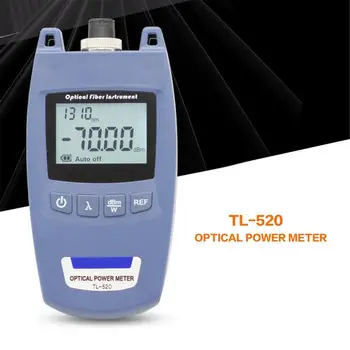 TL-520 Mini FTTH Optical Power Meter -70~ 10dBm Fiber Optic Tool Kit with Fiber Cleaver Visual Fault Locator Network Cable Test
TL-520 Mini FTTH Optical Power Meter -70~ 10dBm Fiber Optic Tool Kit with Fiber Cleaver Visual Fault Locator Network Cable Test