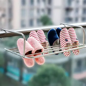 OUNONA Balcony Clothes Drying Racks Stainless Steel Shoes Drying Hanger Coat Towel Shoes Clothes Drying Hanger for Home Balcony
OUNONA Balcony Clothes Drying Racks Stainless Steel Shoes Drying Hanger Coat Towel Shoes Clothes Drying Hanger for Home Balcony