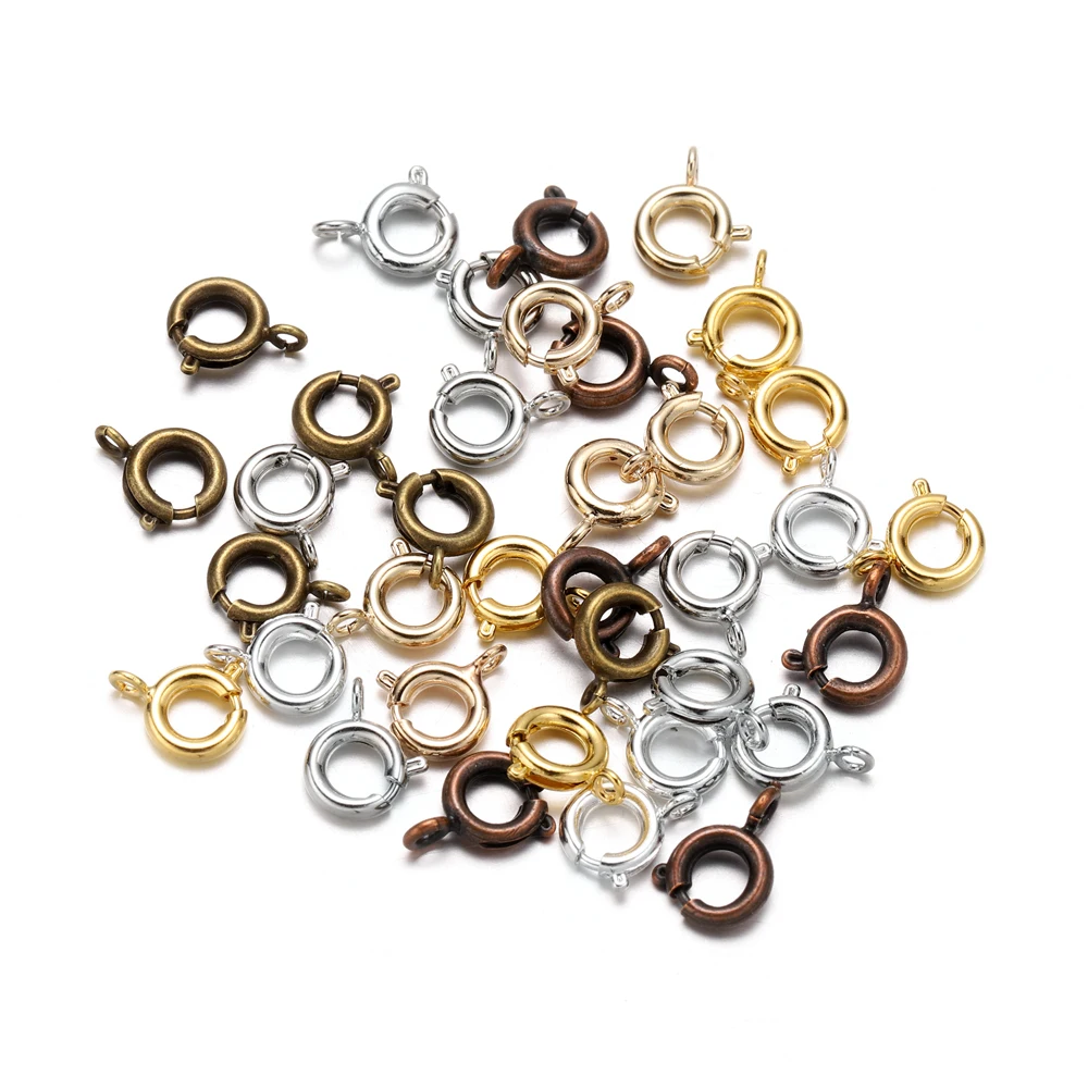 30Pcs Gold Plated Round Claw Spring Clasps Connectors for DIY Jewelry Making Supplies Accessories
30Pcs Gold Plated Round Claw Spring Clasps Connectors for DIY Jewelry Making Supplies Accessories